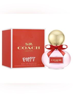 Coach Poppy Eau de Parfum - Red Box with Pink Bottle and Gold Cap